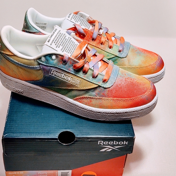 Reebok Club C 85 Pride Multi Color (FX4772) Size 6 - Picture 13 of 15